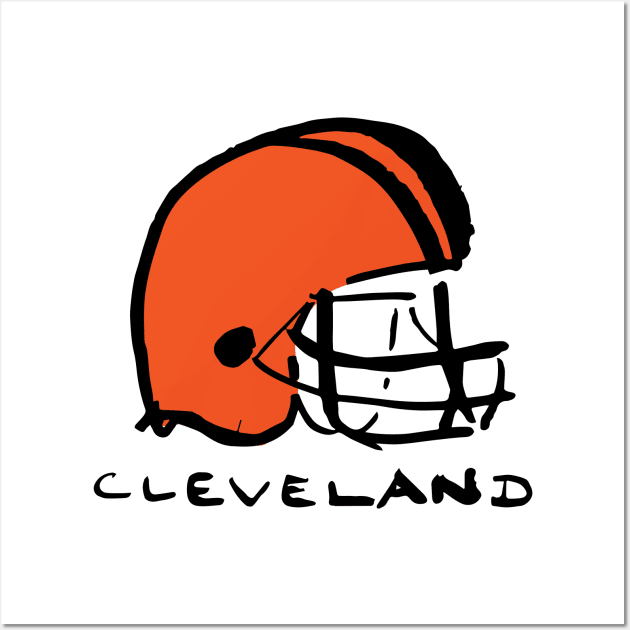 Cleveland Broooowns Wall Art by Very Simple Graph